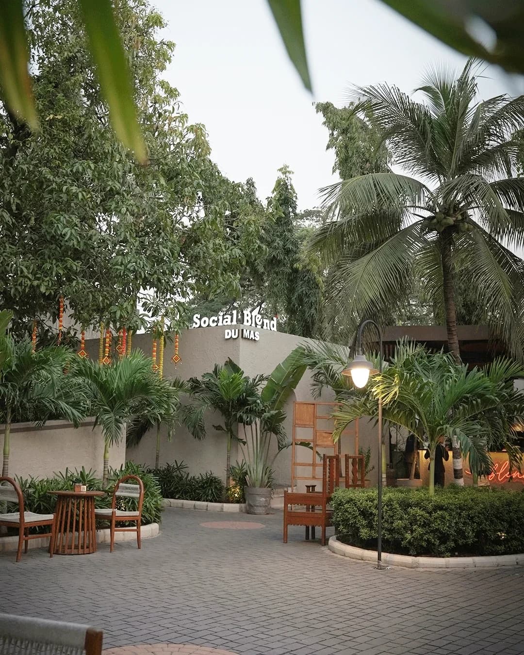 Social Blend courtyard entrance